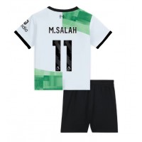 Liverpool Mohamed Salah #11 Replika babykläder Bortaställ Barn 2023-24 Kortärmad (+ korta byxor)